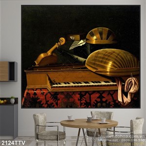 Tranh tĩnh vật hoa quả sơn dầu nghệ thuật