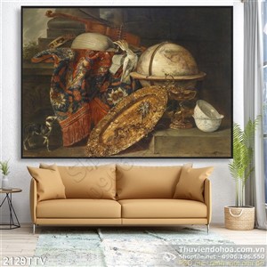 Tranh tĩnh vật hoa quả sơn dầu đẹp