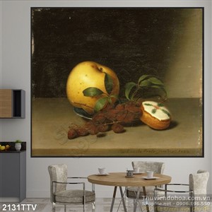 Tranh tĩnh vật hoa quả sơn dầu nghệ thuật
