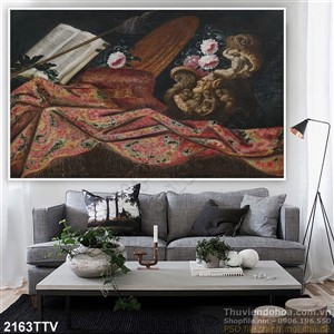 Tranh tĩnh vật hoa quả sơn dầu nghệ thuật