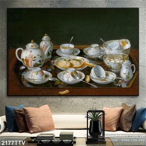 Tranh tĩnh vật hoa quả sơn dầu độc đáo