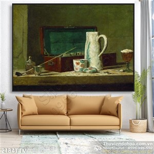 Tranh tĩnh vật hoa quả sơn dầu đẹp