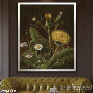 Tranh tĩnh vật hoa quả sơn dầu trang trí