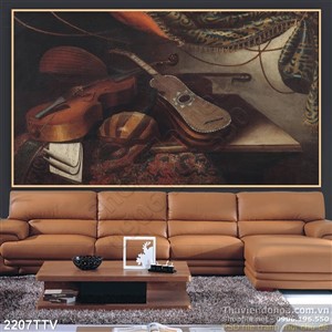 Tranh tĩnh vật hoa quả sơn dầu trang trí đẹp