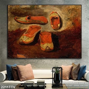 Tranh tĩnh vật hoa quả sơn dầu đẹp