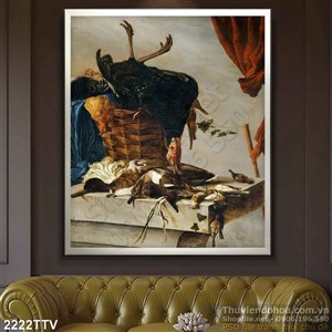 Tranh tĩnh vật hoa quả sơn dầu nghệ thuật