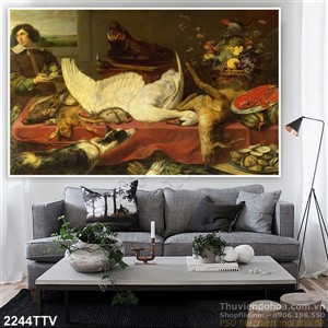 Tranh tĩnh vật hoa quả sơn dầu Châu Âu