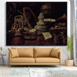 Tranh tĩnh vật hoa quả sơn dầu nghệ thuật