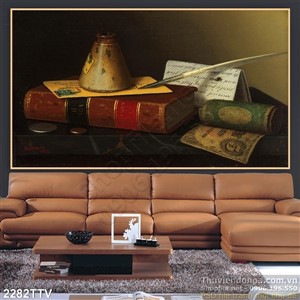 Tranh tĩnh vật hoa quả sơn dầu đẹp