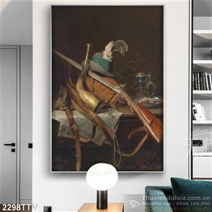 Tranh tĩnh vật hoa quả sơn dầu đẹp