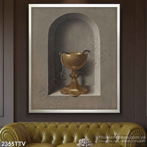 Tranh tĩnh vật hoa quả sơn dầu đẹp