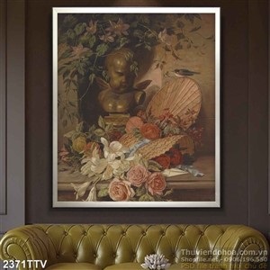 Tranh tĩnh vật hoa quả sơn dầu nghệ thuật