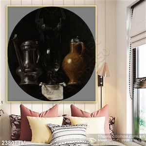 Tranh tĩnh vật hoa quả sơn dầu đẹp