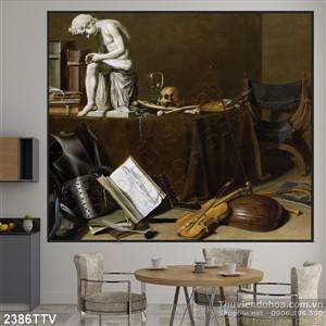 Tranh tĩnh vật hoa quả sơn dầu nghệ thuật