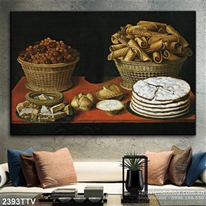 Tranh tĩnh vật hoa quả sơn dầu nghệ thuật