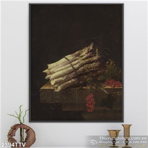 Tranh tĩnh vật hoa quả sơn dầu trang trí bếp