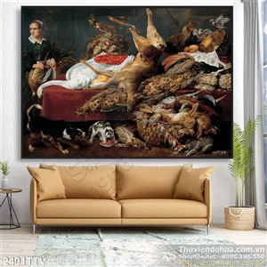 Tranh tĩnh vật hoa quả sơn dầu nghệ thuật