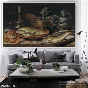 Tranh tĩnh vật hoa quả sơn dầu nghệ thuật đẹp