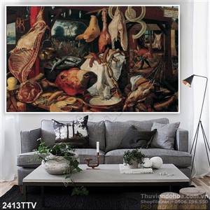 Tranh tĩnh vật hoa quả sơn dầu nghệ thuật