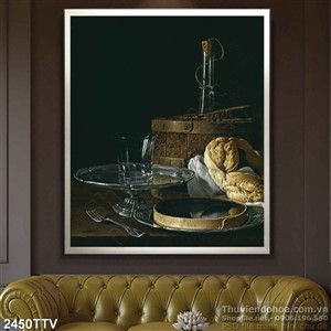 Tranh tĩnh vật hoa quả sơn dầu độc đáo