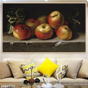 Tranh tĩnh vật hoa quả sơn dầu độc đáo