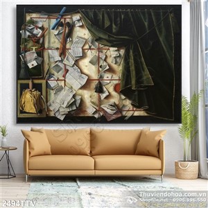 Tranh tĩnh vật hoa quả sơn dầu đẹp