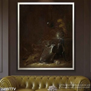 Tranh tĩnh vật hoa quả sơn dầu nghệ thuật