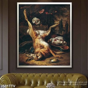 Tranh tĩnh vật hoa quả sơn dầu trang trí