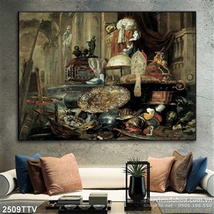 Tranh tĩnh vật hoa quả sơn dầu nghệ thuật