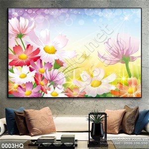 Tranh hoa lá hoa đẹp