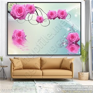 Tranh hoa lá nghệ thuật