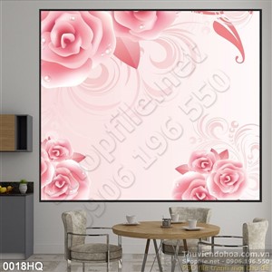 Tranh hoa lá đẹp độc đáo