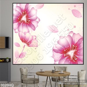 Tranh hoa lá nghệ thuật