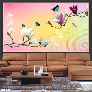 Tranh hoa lá treo tường đẹp