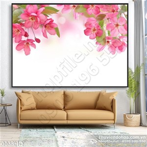 Tranh hoa lá trang trí treo tường