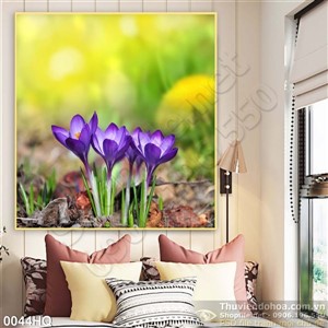 Tranh hoa lá treo tường đẹp