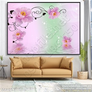 Tranh hoa lá hoa đẹp
