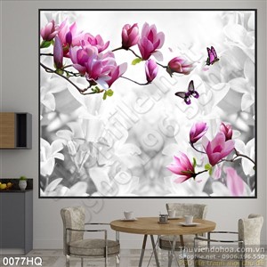 Tranh hoa hoa sứ đẹp