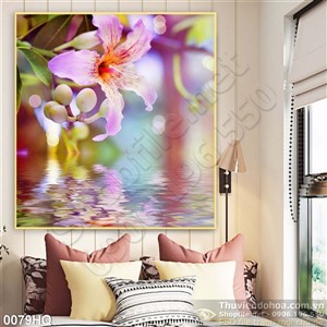 Tranh hoa ly nghệ thuật