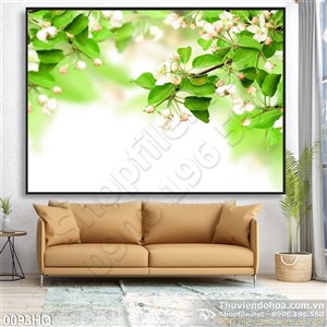 Tranh hoa lá trang trí đẹp