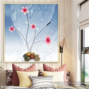 Tranh hoa treo tường đẹp