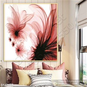 Tranh hoa lá mùa thu