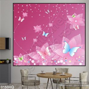 Tranh hoa lá hoa hướng dương