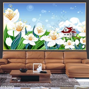 Tranh hoa hồng treo tường trang trí