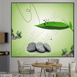 Tranh hoa lá trang trí đẹp