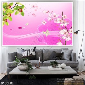 Tranh hoa lá treo tường