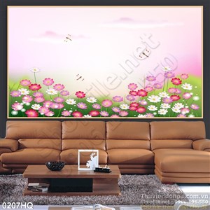 Tranh hoa lá trang trí đẹp