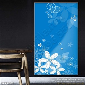 Tranh hoa lá nghệ thuật