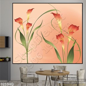Tranh hoa lá đẹp