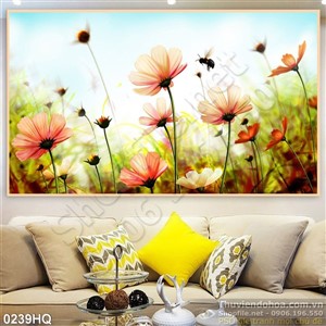Tranh hoa lá treo tường đẹp